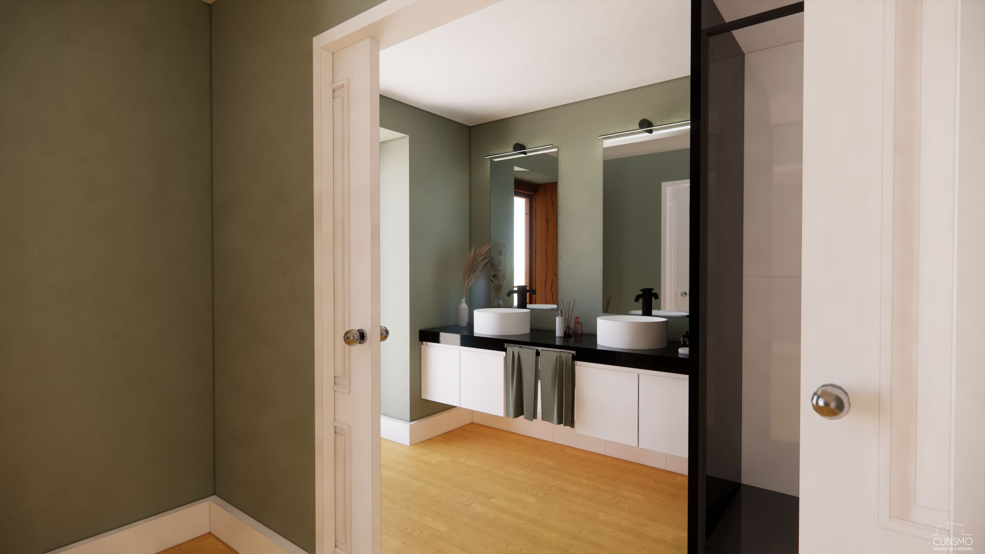 Remodelação de instalação sanitária da suite principal, em apartamento duplex no Príncipe Real, Lisboa