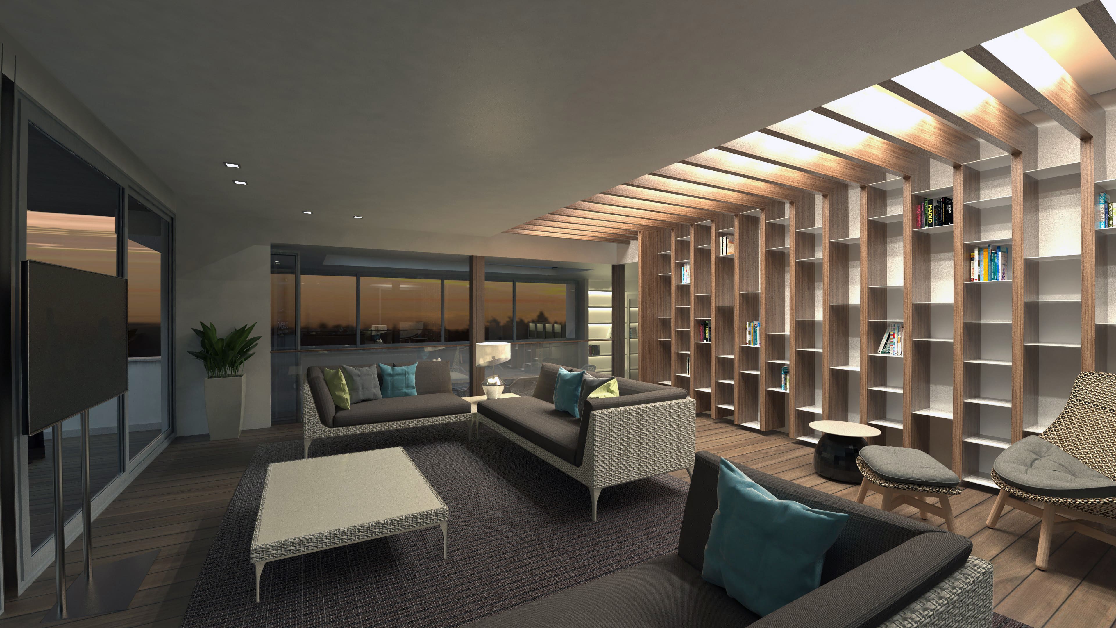 Zona de convívio e lazer