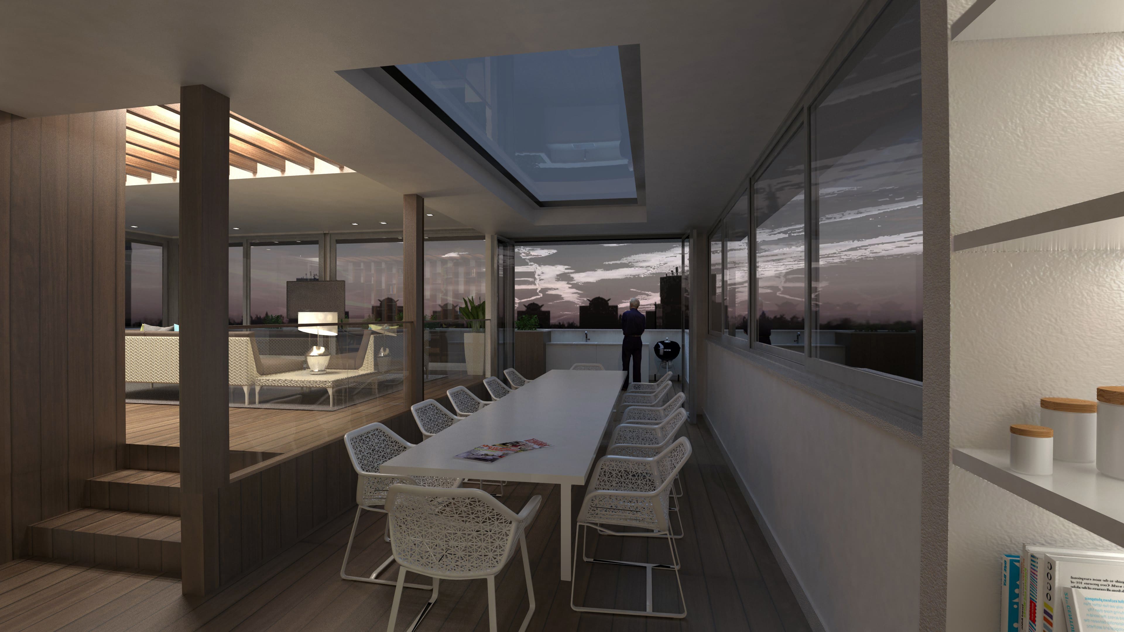 Zona de convívio e lazer