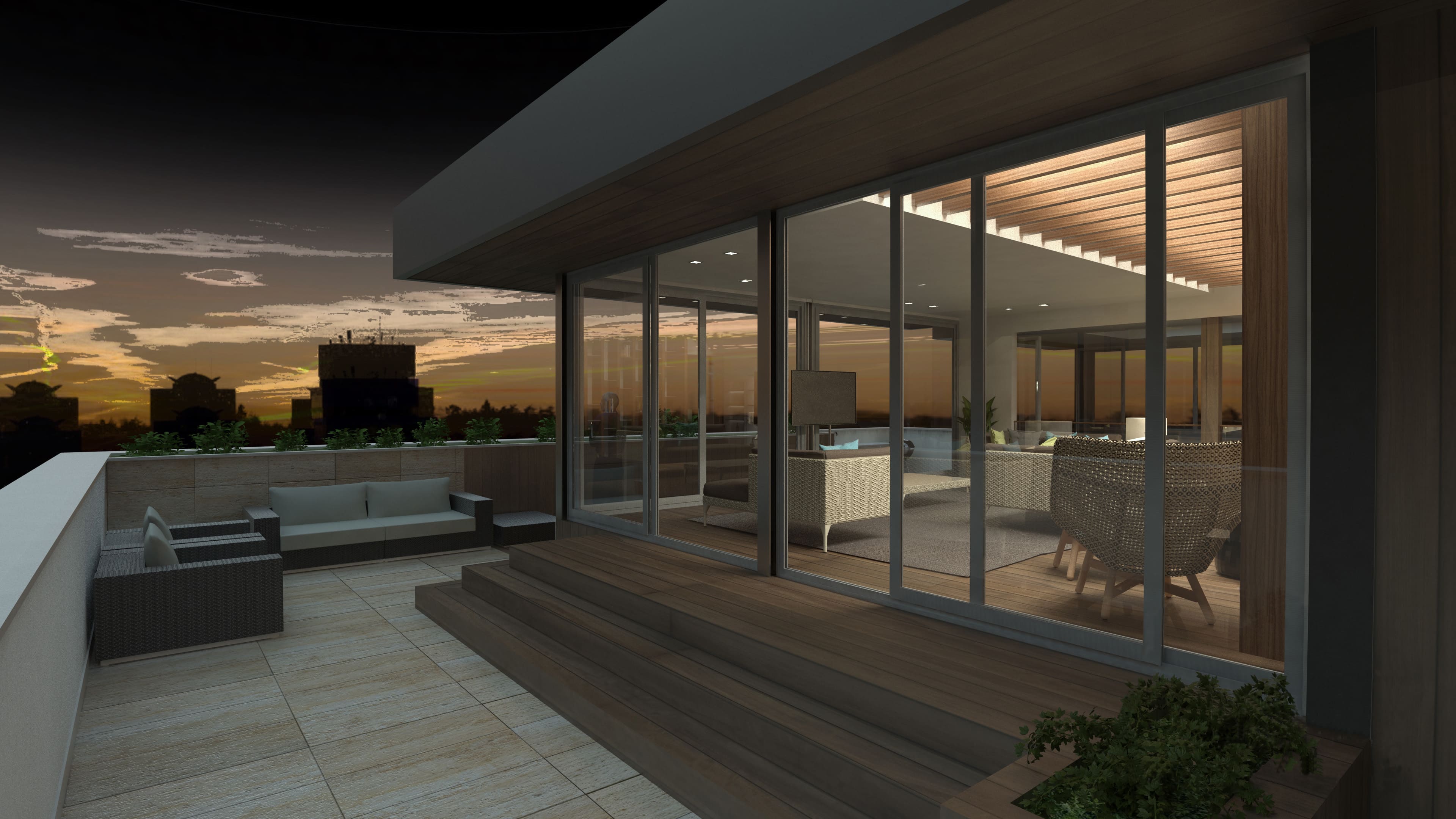 Zona de convívio e lazer